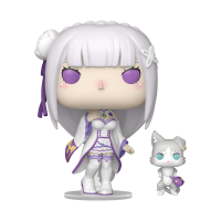 Фігурка Funko Pop Re:Zero - Emilia with Puck / Фанко Поп Переродження - Емілія #2112