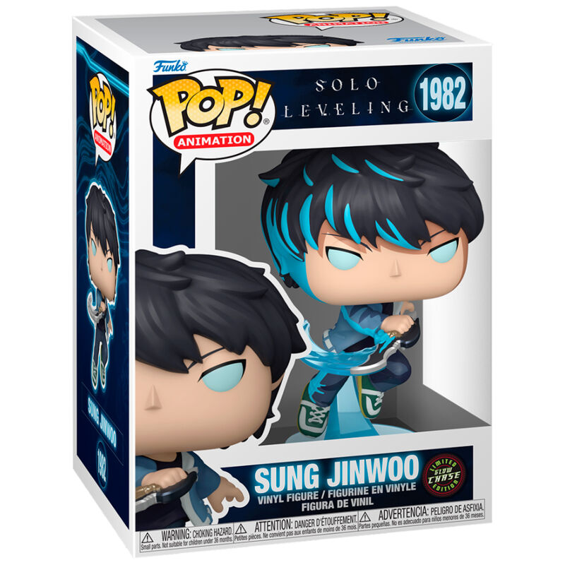 Фигурка Funko Pop Solo Leveling - Sung Jinwoo / Фанко Поп Поднятие уровня в одиночку - Сон Джин Ву #1982 Chase