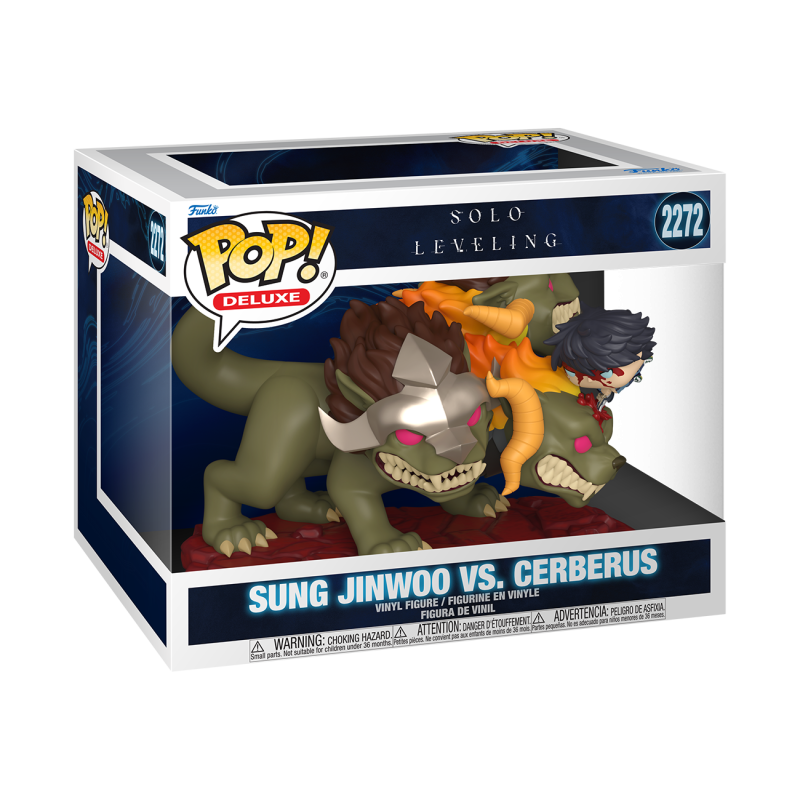 Фигурка Funko Pop Solo Leveling - Sung Jinwoo vs. Cerberus / Фанко Поп Поднятие уровня в одиночку - Сон Джин Ву vs. Церберус #2272