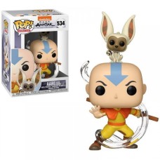 Фигурка Funko Pop Avatar The Last Airbender - Aang with Momo / Фанко Поп Аватар Легенда об Аанге и Момо #534