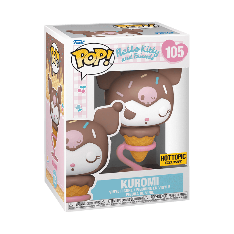 Фігурка Funko Pop Hello Kitty - Kuromi as Ice Cream / Фанко Поп Хелло Кітті - Куромі #105