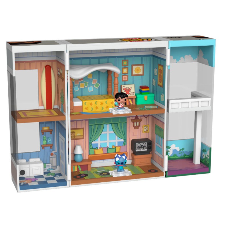 Набір Funko Bitty Pop Stitch - Lilo's Home / Фанко Бітті Поп Стіч - Дім Ліло