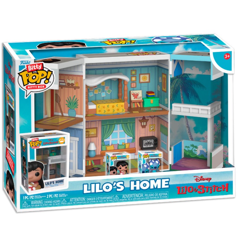Набір Funko Bitty Pop Stitch - Lilo's Home / Фанко Бітті Поп Стіч - Дім Ліло
