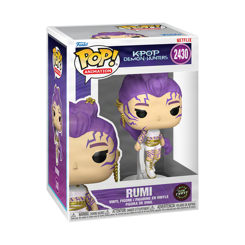 Фігурка Funko Pop Demon Hunters - Rumi / Фанко Поп Мисливці на Демонів - Румі #2430 Chase