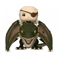Фігурка Funko Pop House of the Dragon - Aemond Targaryen with Vhagar / Фанко Поп Дім Дракона Еймонд на Вхагар #136
