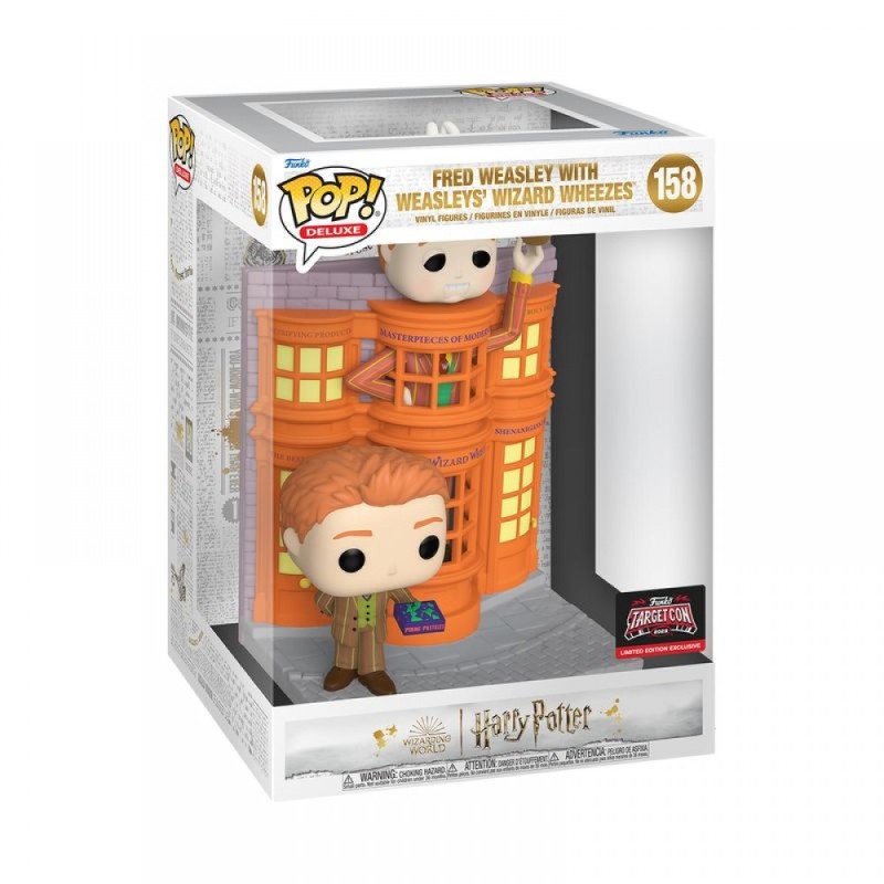 Фигурка Funko Pop Harry Potter Fred Weasley with Weasleys Wizard Wheezes / Фанко Поп Гарри Поттер Фред Уизли #158