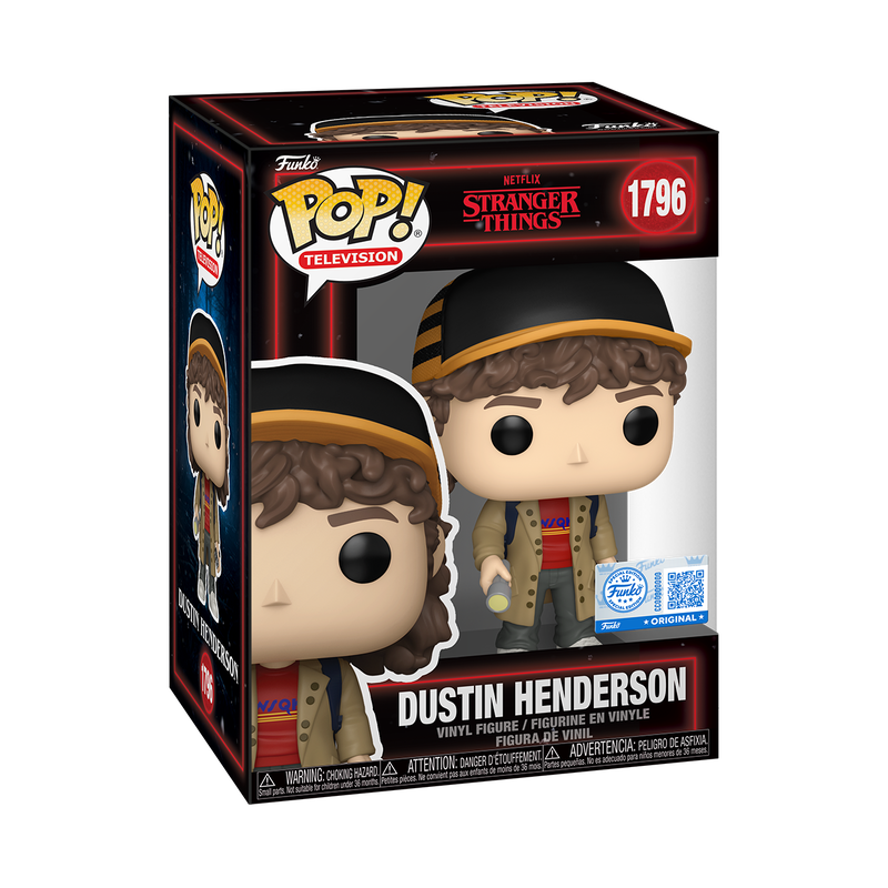Фігурка Funko Pop Stranger Things - Dustin Henderson / Фанко Поп Дивні дива - Дастін Хендерсон #1796