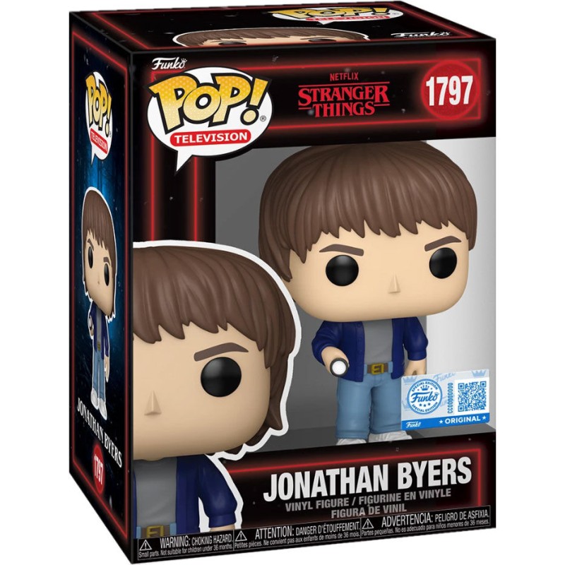Фигурка Funko Pop Stranger Things - Jonathan Byers / Фанко Поп Очень странные дела - Джонатан #1797
