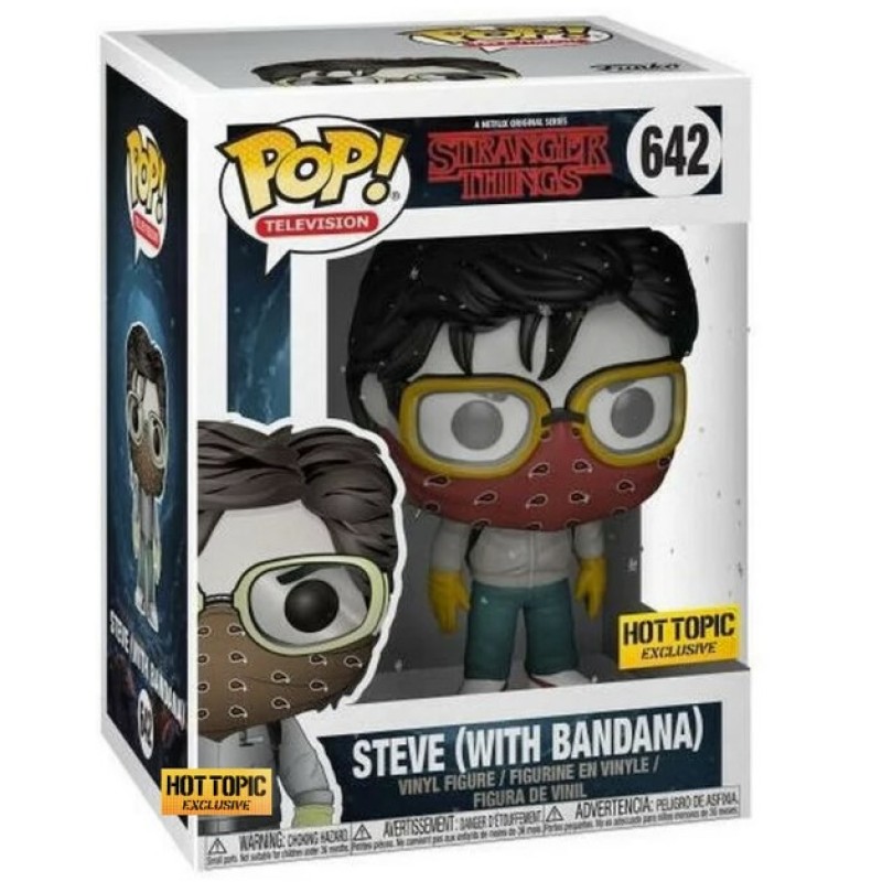 Фігурка Funko Pop Stranger Things - Steve with Bandana / Фанко Поп Дивні дива - Стів #642