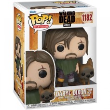 Фігурка Funko Pop Walking Dead - Daryl Dixon with Dog / Фанко Поп Ходячі мерці - Деріл Діксон #1182