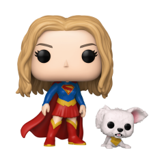 [Передзамовлення] Фігурка Funko Pop Supergirl with Puppy Krypto / Фанко Поп Суперґьорл #633