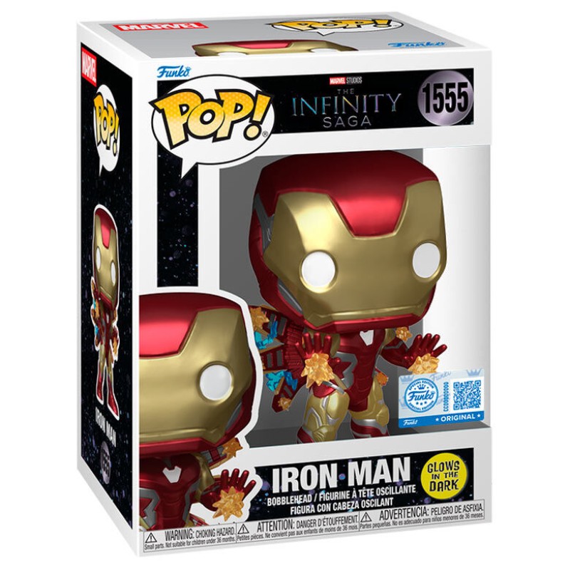 Фігурка Funko Pop Marvel Infinity Saga - Iron Man / Фанко Поп Марвел - Залізна людина #1555