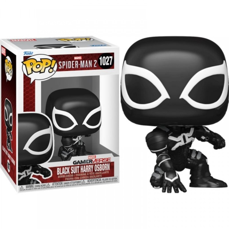 Фігурка Funko Pop Spider-Man - Black Suit Harry Osborn / Фанко Поп Людина-павук - Гаррі Озборн #1027