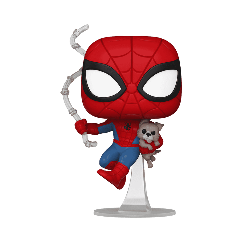 Фигурка Funko Pop Marvel - Spider-Man with Sandwich the Dog / Фанко Поп Человек-паук #1449
