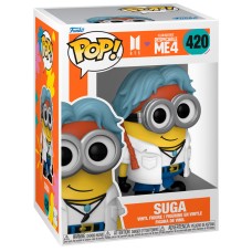 Фігурка Funko Pop BTS x Despicable Me Suga / Фанко Поп Нікчемний Я x БТС Сюга #420