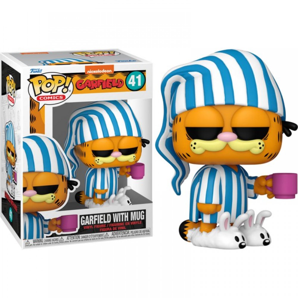 ガーフィールド フィギュア 4体セット FUNKO POP ファンコポップ Фігурка Funko Pop Garfield (with Mug) /Фанко Поп Гарфілд #41