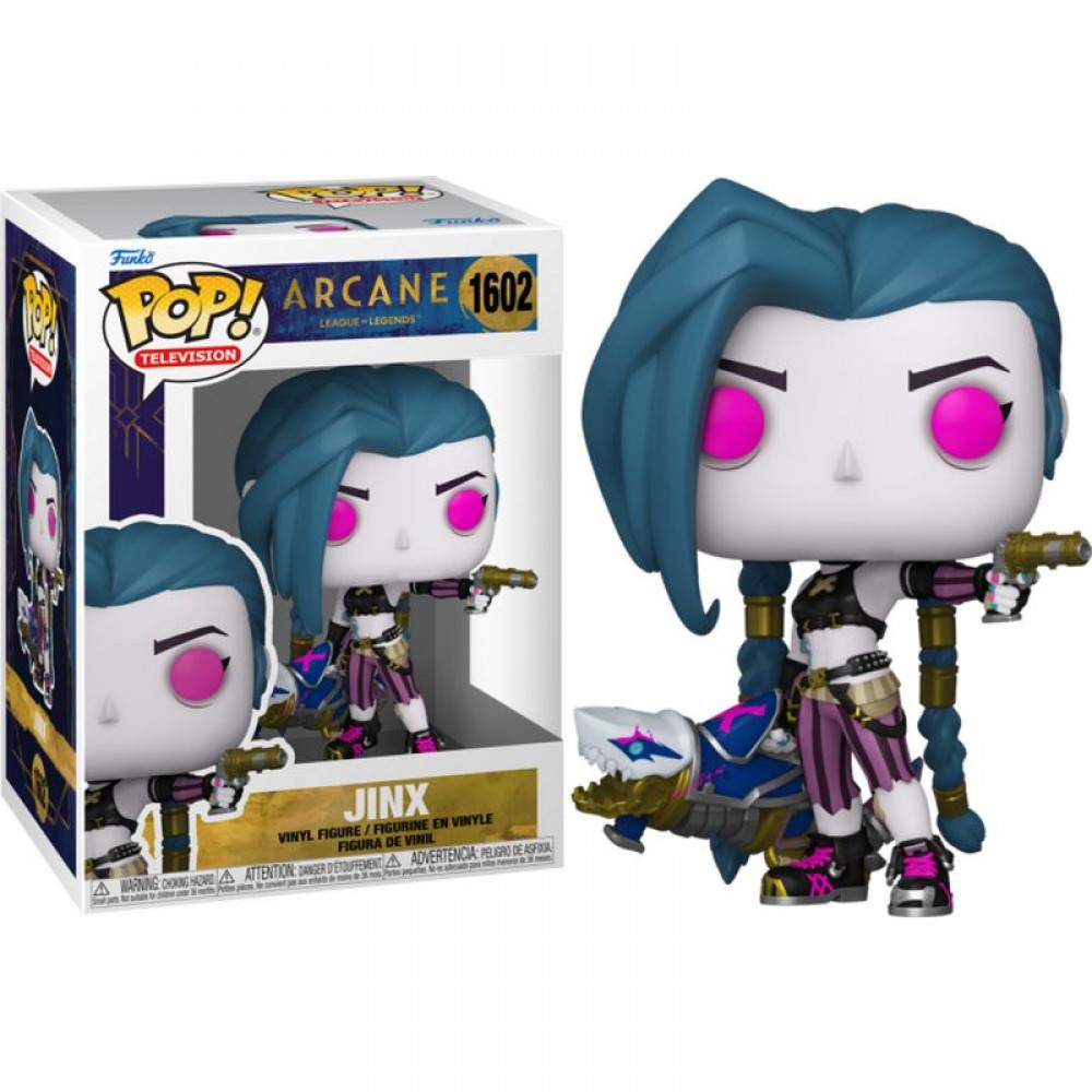 Фигурка Funko Pop Arcane League of Legends - Jinx / Фанко Поп Аркейн ...