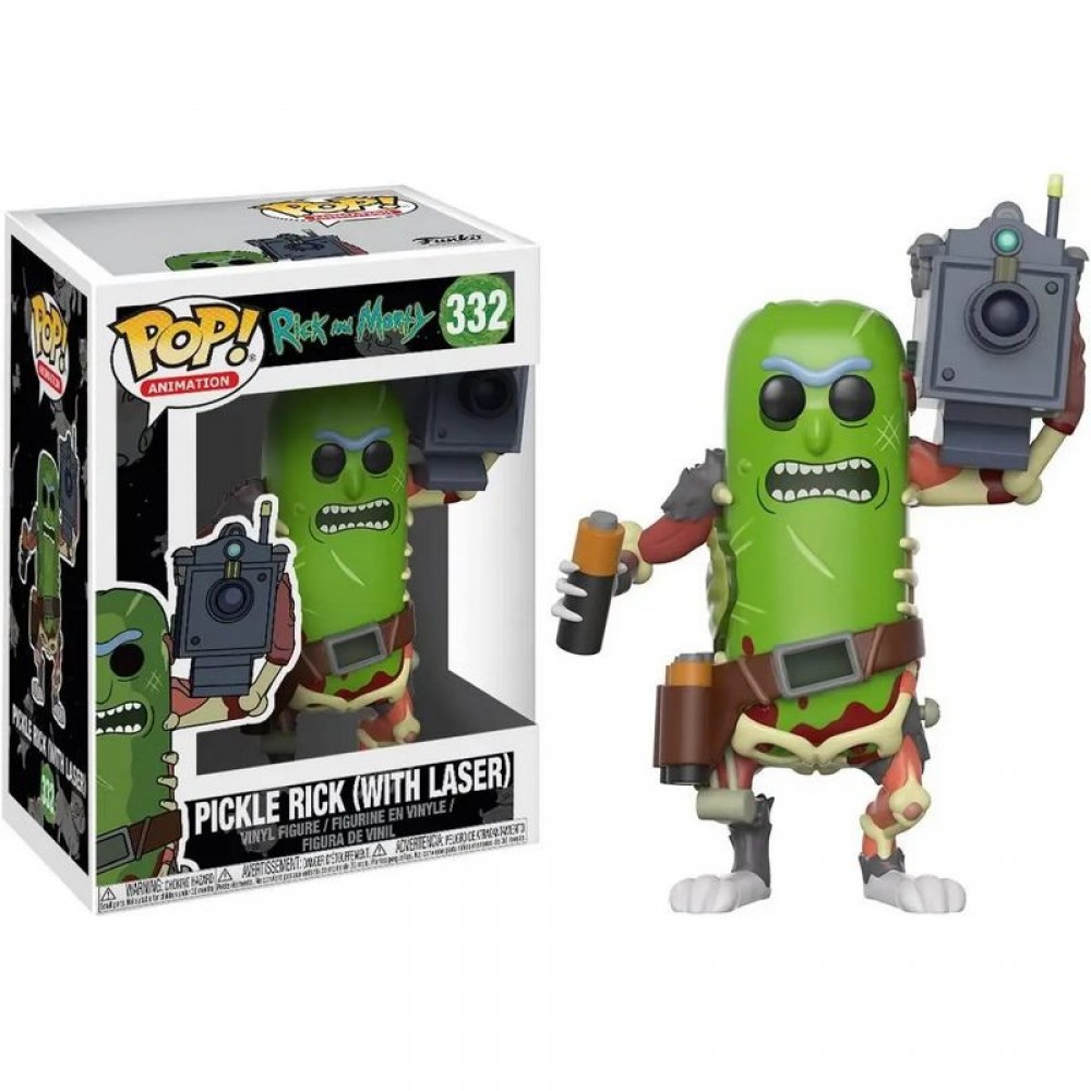 Фигурка Funko Pop Rick and Morty Pickle with Laser / Фанко Поп Рик