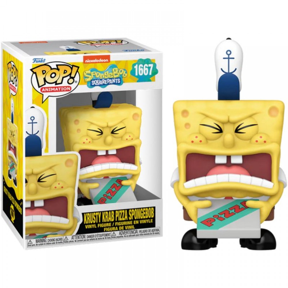 Фигурка Funko Pop Spongebob (Krusty Krab Pizza) / Фанко Поп Губка