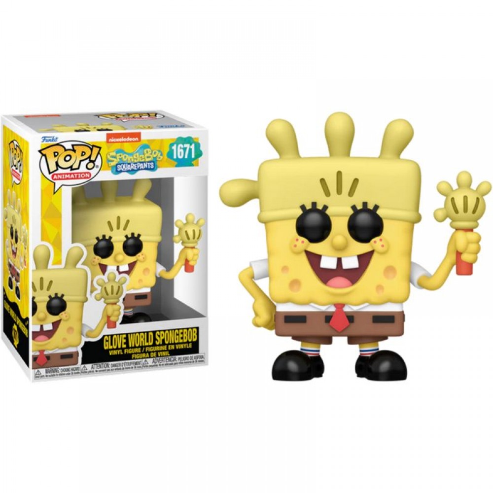 Фигурка Funko Pop Spongebob (Glove World) / Фанко Поп Губка Боб