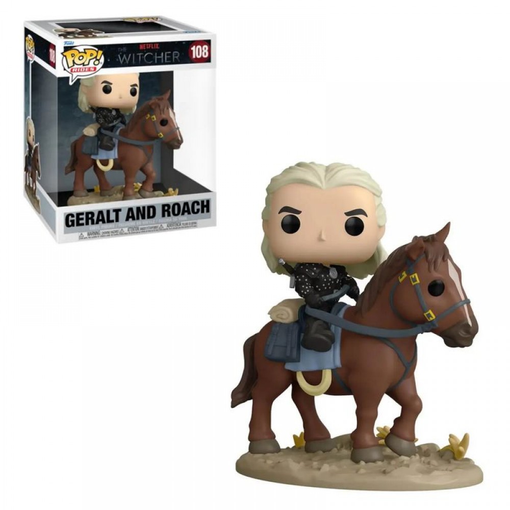 Фигурка Funko Pop Witcher - Geralt and Roach / Фанко Поп Ведьмак ...