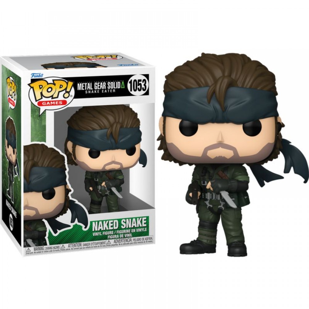Фігурка Funko Pop Metal Gear Solid - Naked Snake / Фанко Поп Снейк