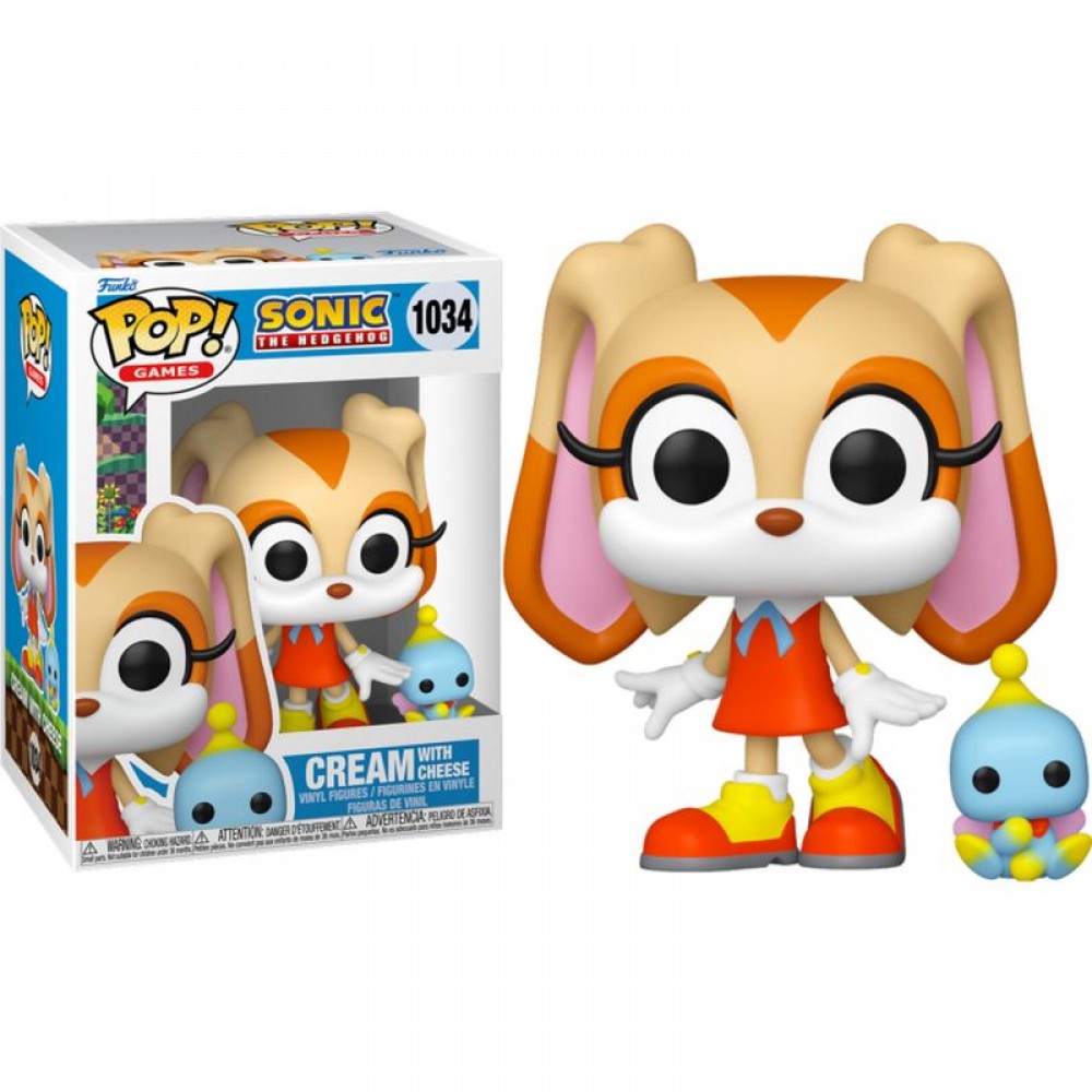 Фігурка Funko Pop Sonic the Hedgehog - Cream with Cheese / Фанко
