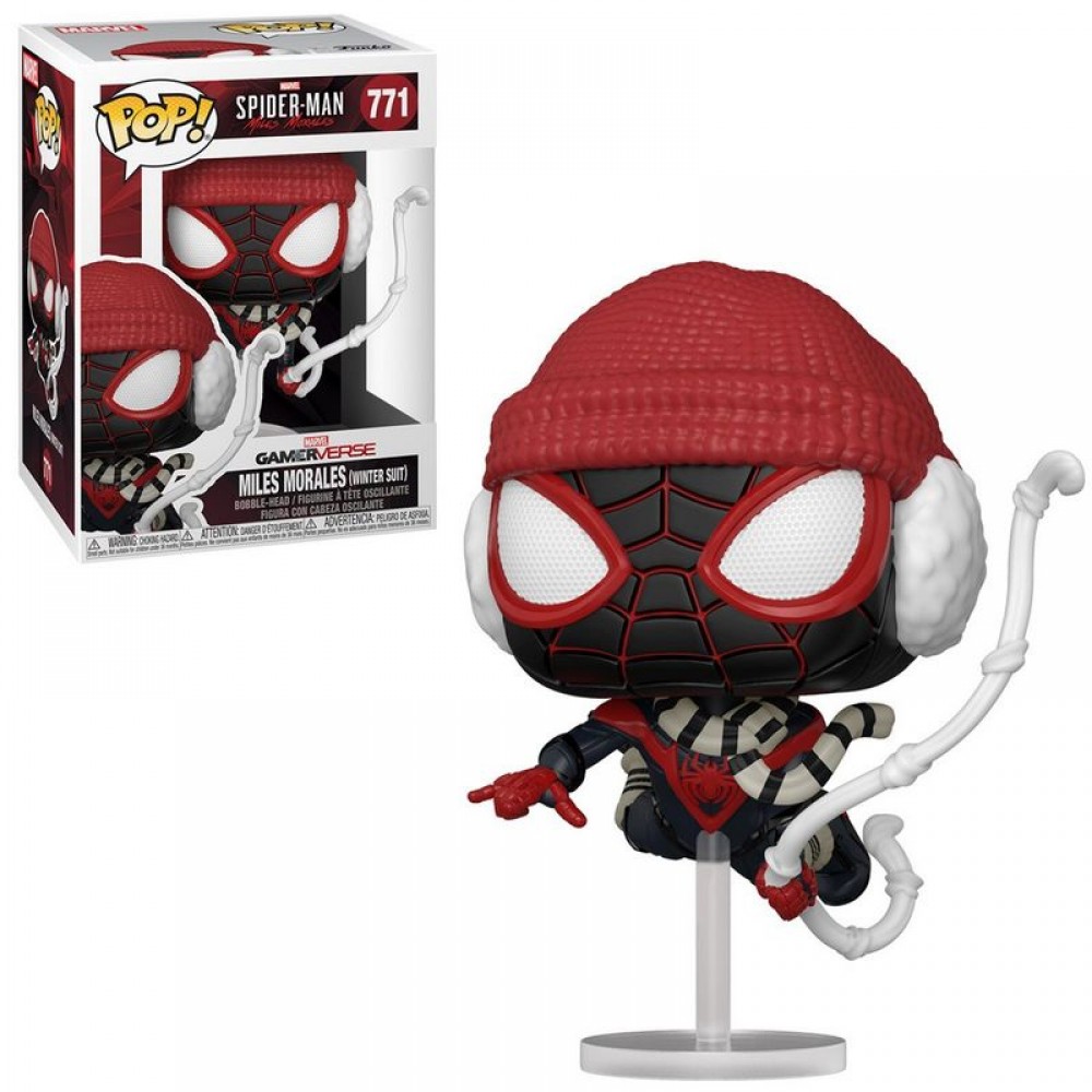 Фигурка Funko Pop Spider-Man - Miles Morales (Winter Suit) / Фанко