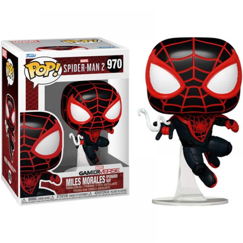 Фигурка Funko Pop Spider-Man - Miles Morales Upgraded Suit / Фанко