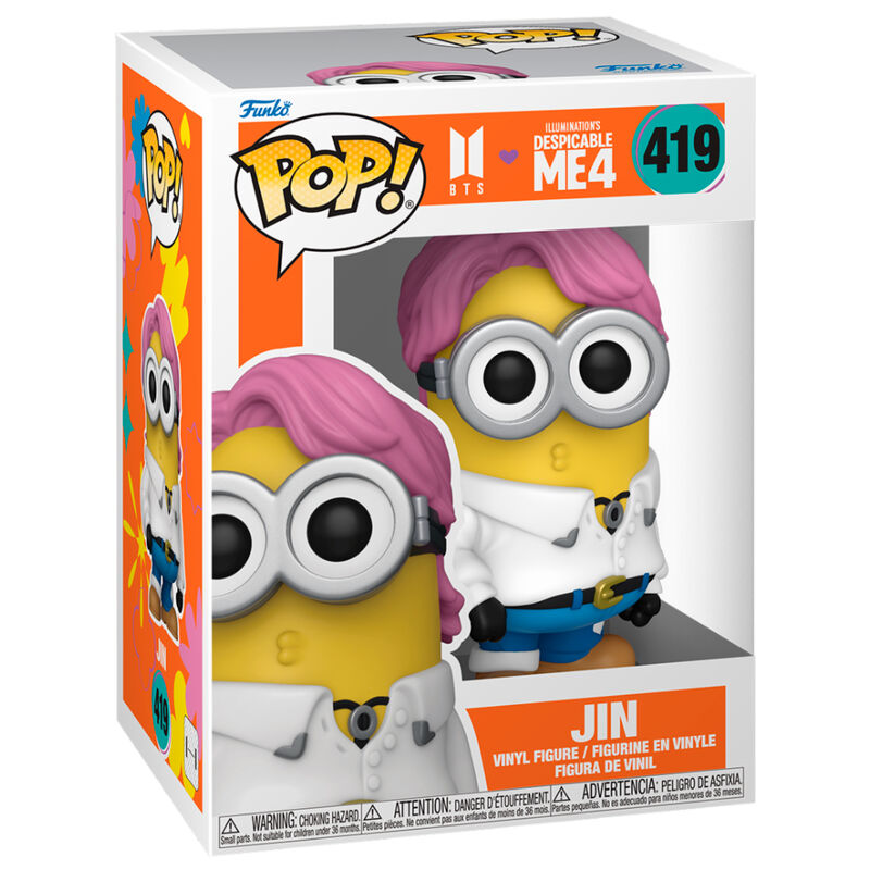 Фігурка Funko Pop BTS x Despicable Me Jin / Фанко Поп Нікчемний Я